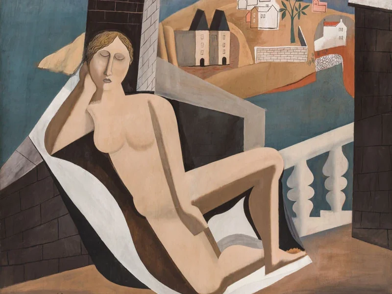 1893-František Vojáček - Nudo femminile in un paesaggio del 1937